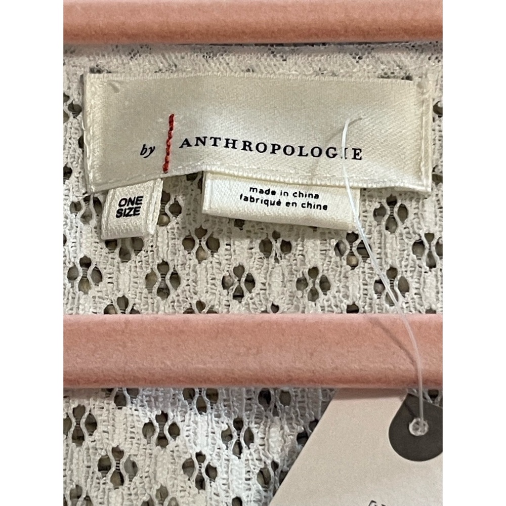 Anthropologie Cropped Lace Poncho NWT One Size Fits All - Picture 10 of 15